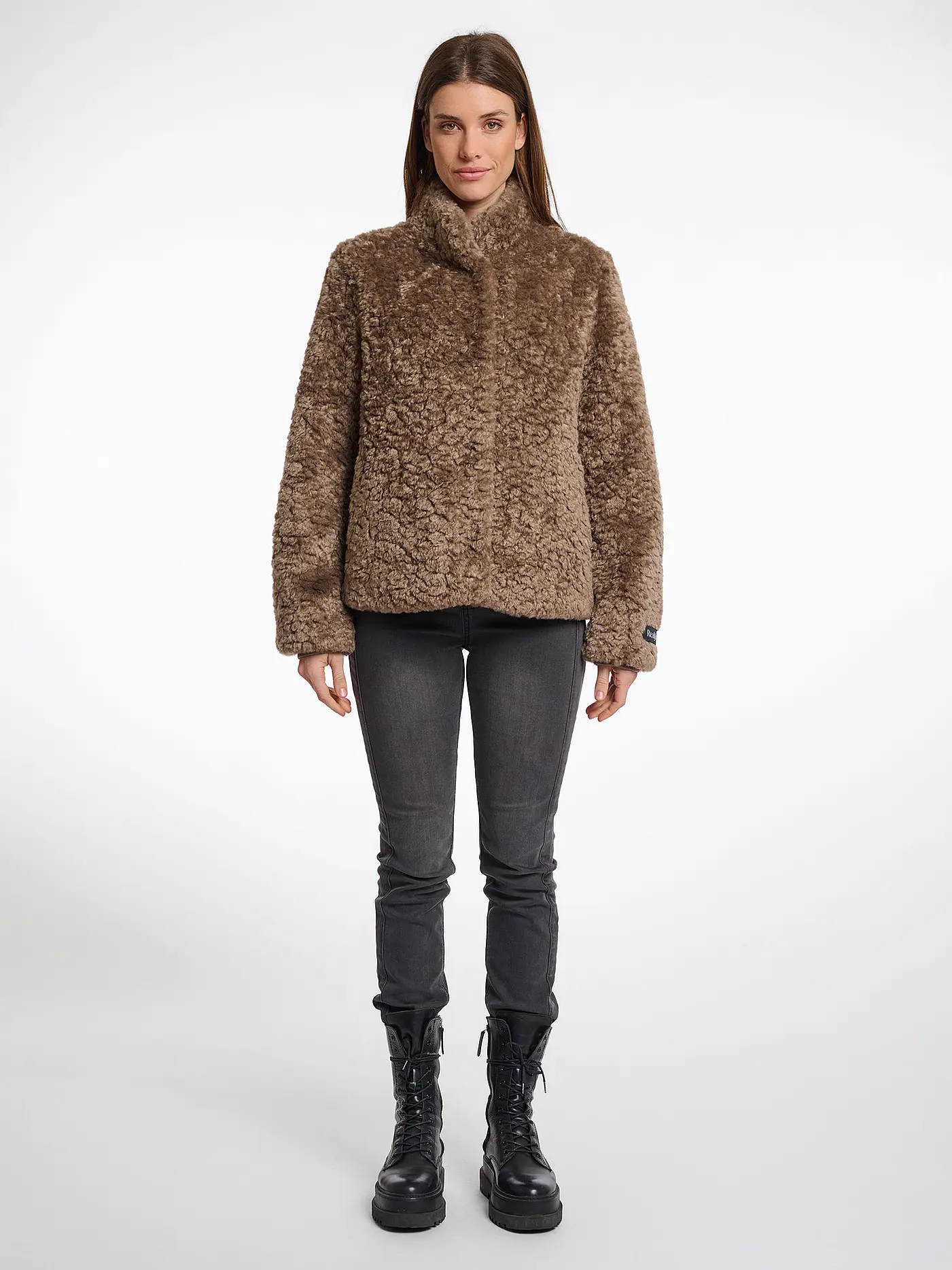 RINO&PELLE | Jacke in Felloptik KION | camel